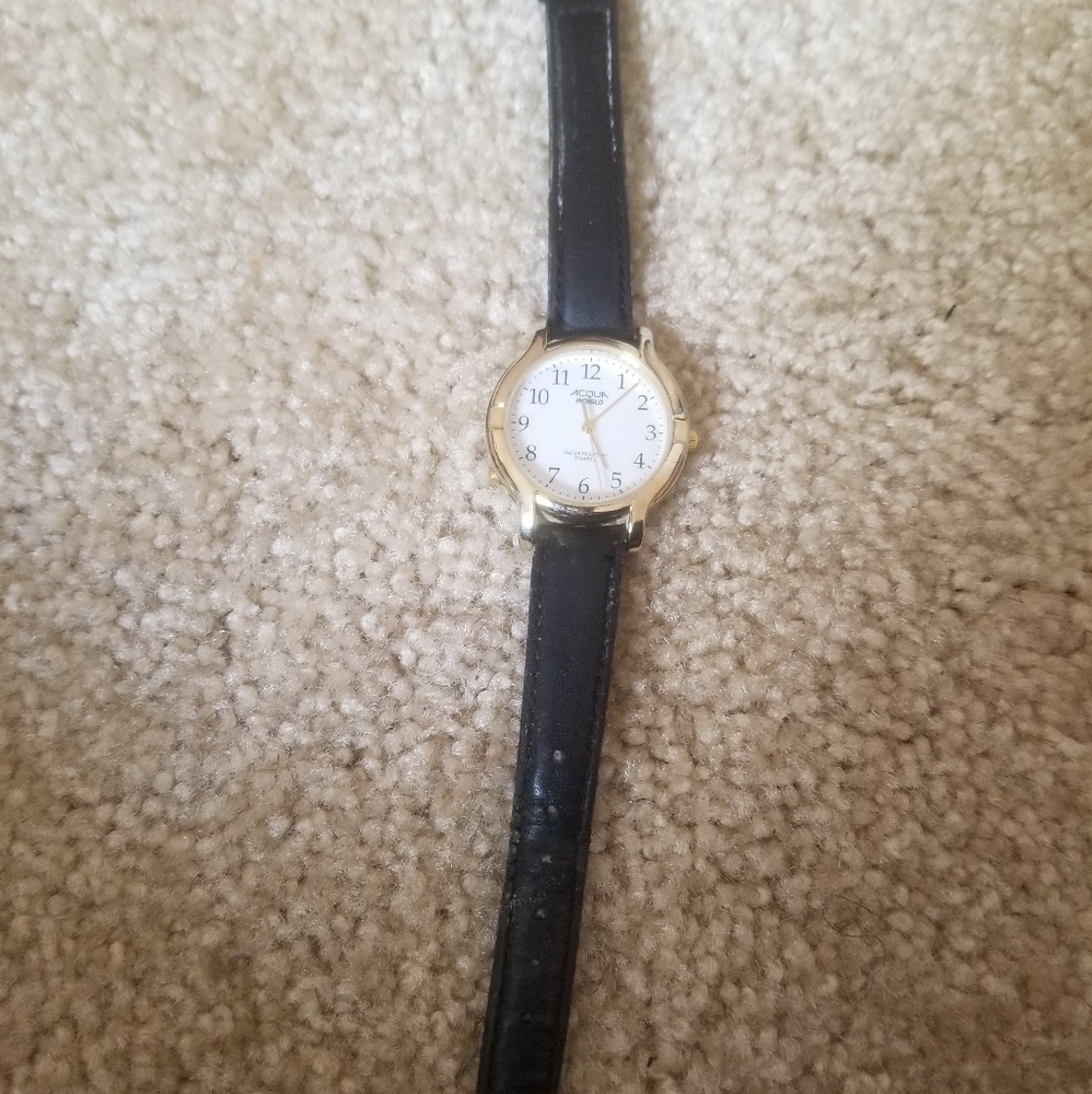 Womens acqua indiglo watch